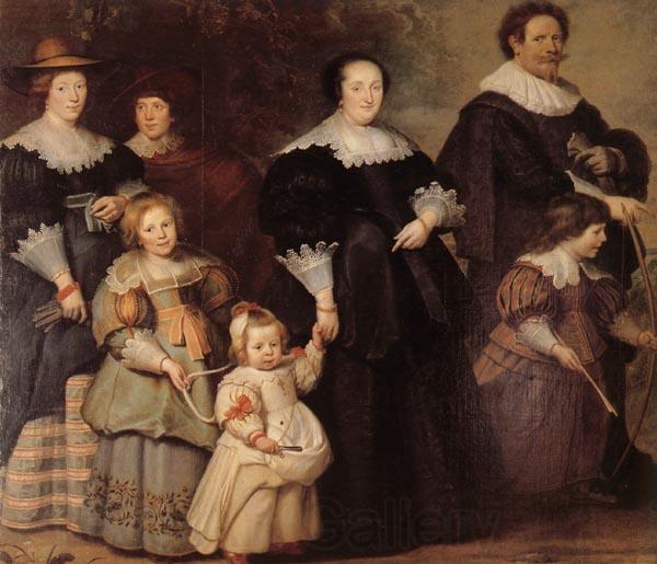 Cornelis de Vos Family Portrait Norge oil painting art